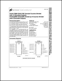 CD4017BMJ/883 Datasheet