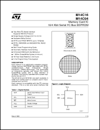 M14C04 Datasheet
