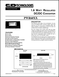 PWR6005-HVH Datasheet