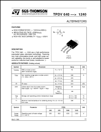 TPDV640 Datasheet