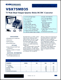VSX75MD35-1 Datasheet