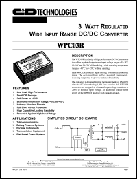 WPC03R48S15E Datasheet