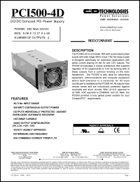 PCI500-4A Datasheet