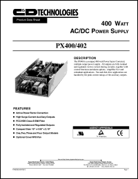 PX400/402-U4L Datasheet