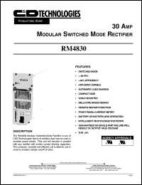 RM4830 Datasheet