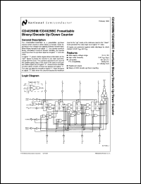 CD4029BMJ/883 Datasheet