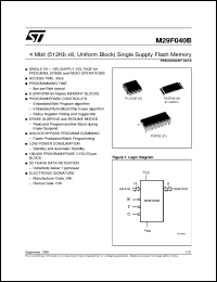 M29F040B55K1T Datasheet