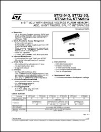 ST72C254G2 Datasheet