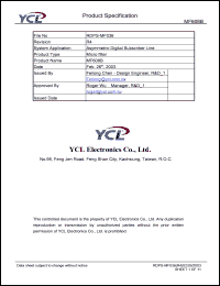 MF608B Datasheet