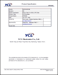 MF609A Datasheet