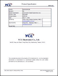 MF612A Datasheet