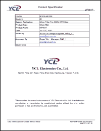 MF601F Datasheet