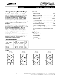 HFA3860B Datasheet