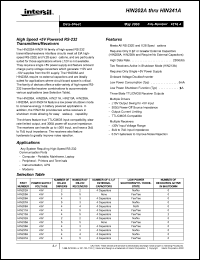 HIN213E Datasheet