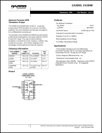 CA3046 Datasheet