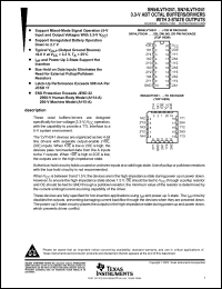 SNJ54LVTH245AJ Datasheet