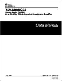 TLV320AIC23PW Datasheet