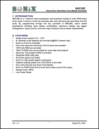 SNC385 Datasheet