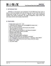 SNC533 Datasheet