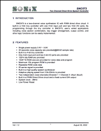 SNC573 Datasheet
