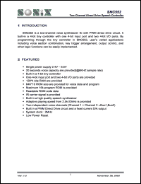 SNC552 Datasheet