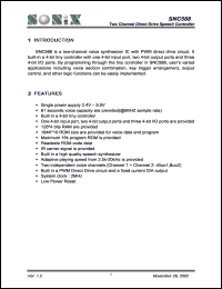 SNC588 Datasheet