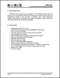 SNC5A4 Datasheet
