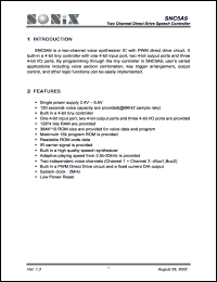 SNC5A9 Datasheet