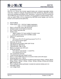 SNC725 Datasheet