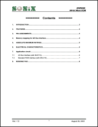 SNR008 Datasheet