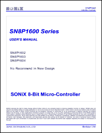 SN8P1602BX Datasheet