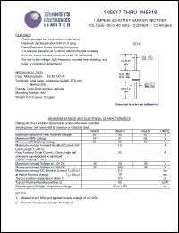 1N5819 Datasheet
