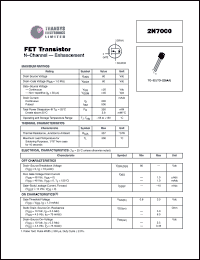 2N7000 Datasheet