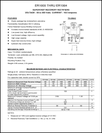 ER1001 Datasheet