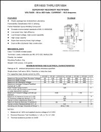 ER1602 Datasheet
