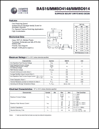 BAS16 Datasheet