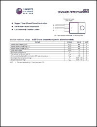 BUT11 Datasheet