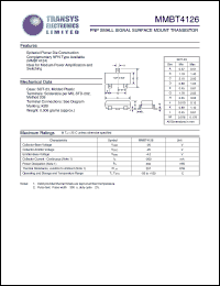 MMBT4126-7 Datasheet