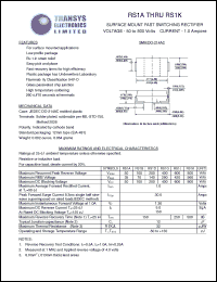 RS1J Datasheet