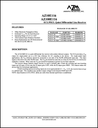 AZ10E116FNR2 Datasheet
