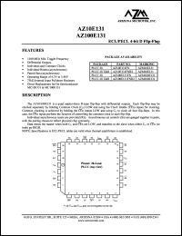 AZ100EL58D Datasheet