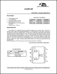 AZ10EL89DR2 Datasheet