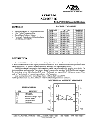 AZ10EP16DR2 Datasheet