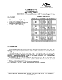 AZ10EP16VSDR2 Datasheet