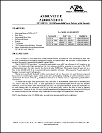 AZ10LVE111EFNR2 Datasheet