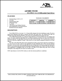 AZ100LVEL33T Datasheet
