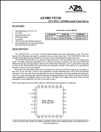 AZ100LVE310FN Datasheet