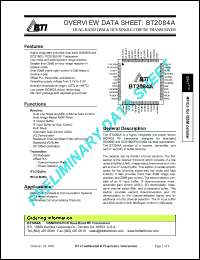 BT2084A Datasheet