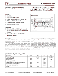 CMM3030-BD-0192 Datasheet