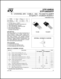 STP16NS25 Datasheet